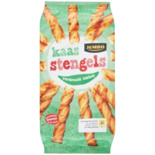 现货荷兰Jumbo牛油芝士脆条奶酪棒香浓奶酪味海盐味进口零食150g