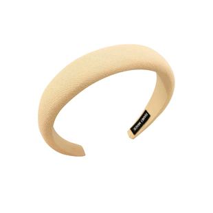 秋冬可爱美拉德发箍女发卡儿童高颅顶洗脸麻花不勒头复古毛线头箍