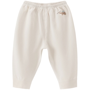 乖奇熊 男女宝宝纯棉长裤春秋季睡裤休闲裤婴幼儿松紧腰居家裤子