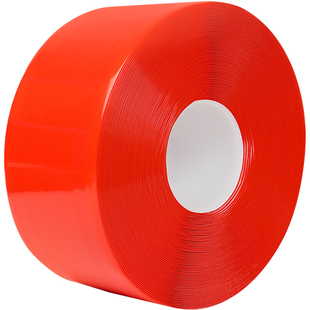 红色超厚耐磨纳米地胶带PVC橡塑加厚抗压地标线识黄色警示胶带划工厂车间地板贴高粘度防水抗叉车自带背胶