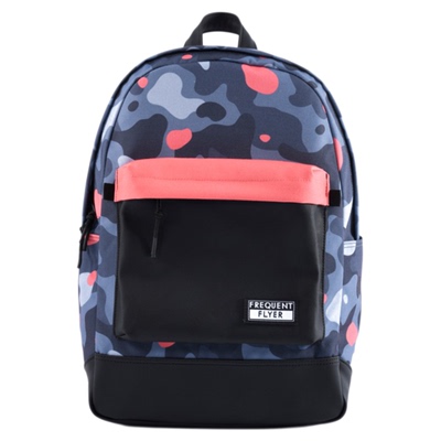FREQUENT FLYER/飞行常客香港潮牌男女双肩包迷彩学生书包背包