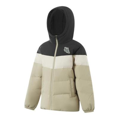 李宁正品男大童防泼水羽绒服