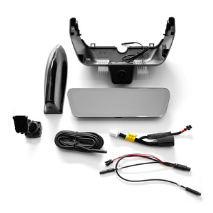 适用于24-25款普拉多LC250流媒体后视镜霸道专用鲨鱼鳃行车记录仪