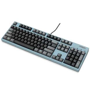 FILCO机械键盘斐尔可104/87 晨曦绿 PBT多媒体版 茶青红粉轴