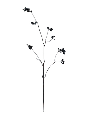 禅意黑色枯枝仿真植物插花装饰