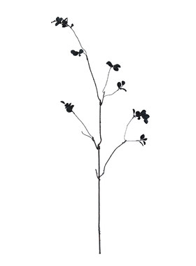 禅意黑色枯枝仿真植物插花装饰
