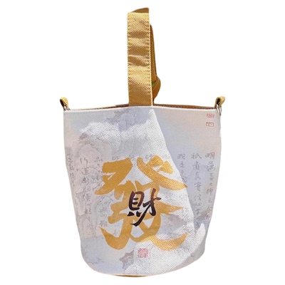 杭州新款正品钱袋子包包水桶包
