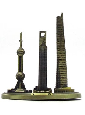 东方明珠模型合金纪念品现代桌面