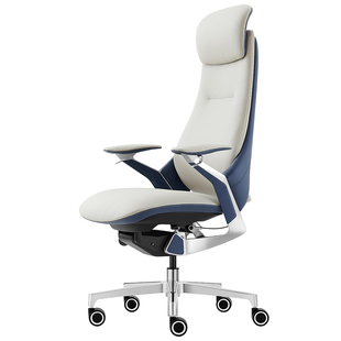 都依你真皮老板椅轻奢办公椅人体工学坐姿椅家用转椅电脑椅子久坐