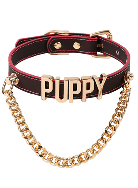 PUPPYRIDER字母小狗温变项圈