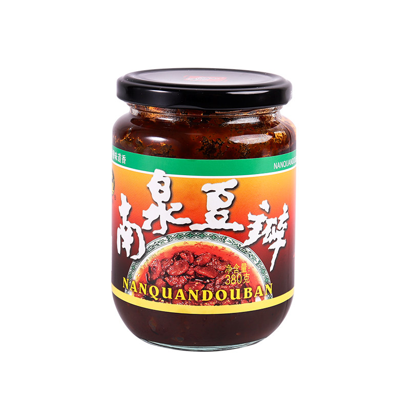 南泉牌重庆特产重庆味道豆瓣酱380g大豆酱家庭装厂家直销2罐