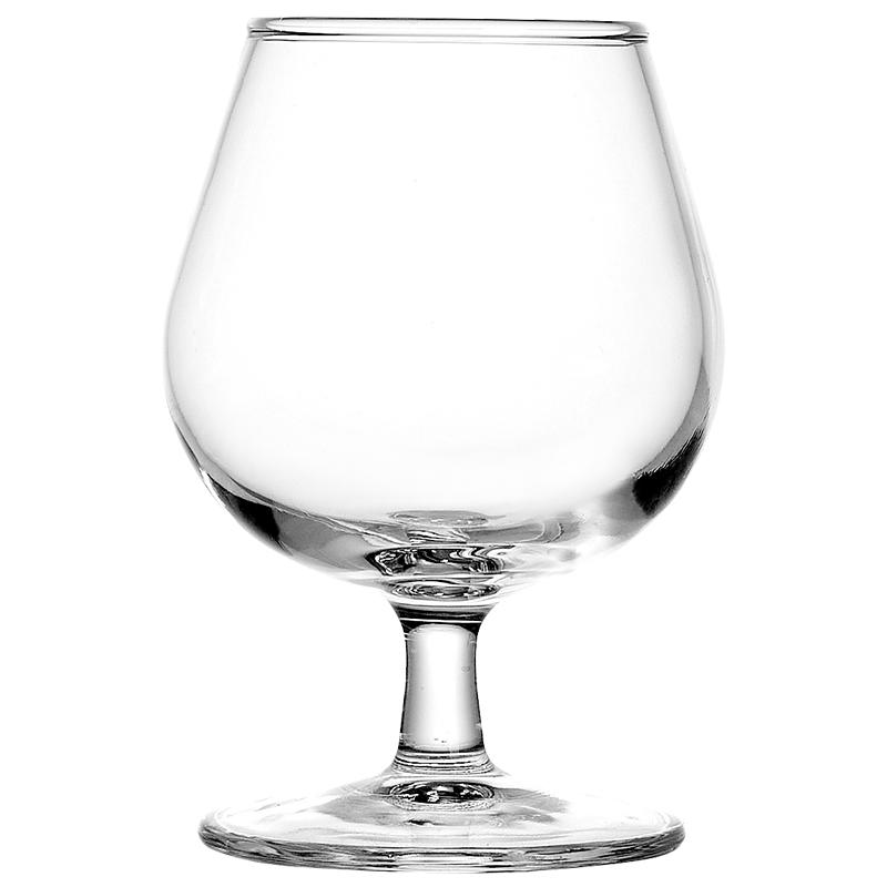 青苹果高脚白酒杯套装仙桃杯2两杯家用玻璃小号白兰地杯红酒杯6只