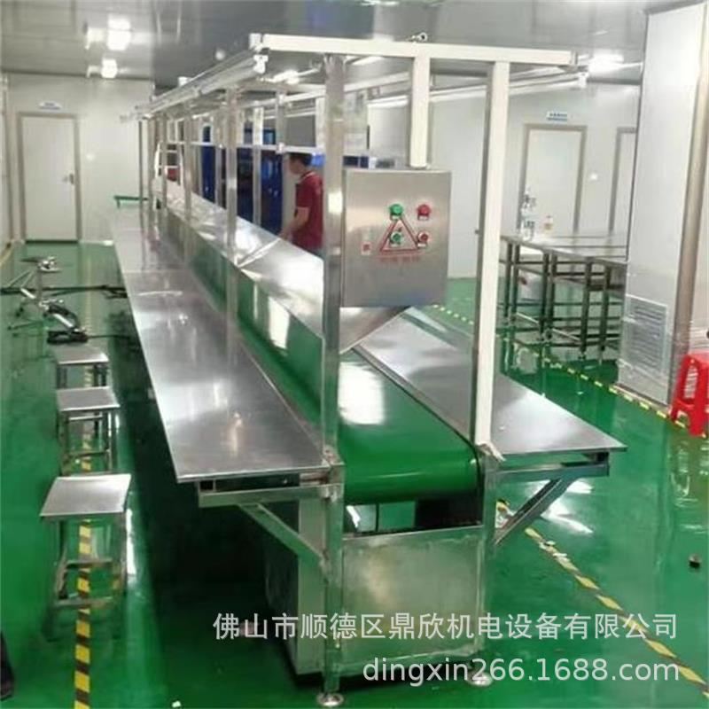 化工不锈钢流水线车间传送机食品生产线自动包装输送机设备