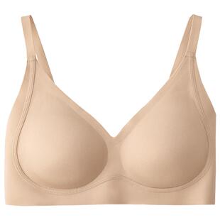 有致真丝内衣套装无痕隐形光面聚拢收副乳无钢圈薄款桑蚕丝文胸