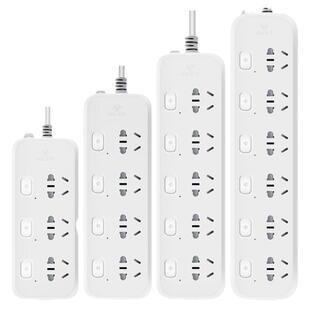 公牛单独开关插排独立开关插板带线多用插座宿舍插排多插位拖线板