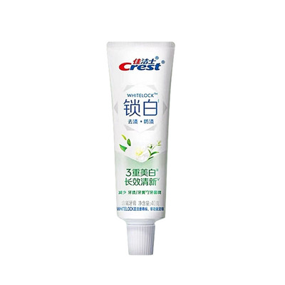 佳洁士锁白牙膏茉莉山茶含氟40g