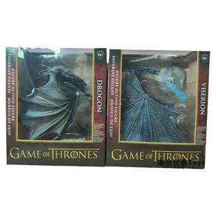 麦克法兰 权力的游戏 冰龙 韦赛利昂 黑龙卓耿 可动模型手办玩具