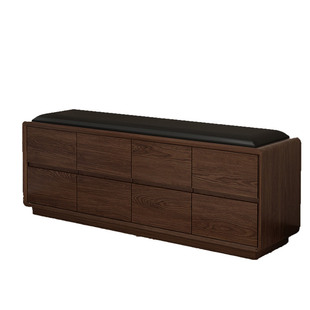 全实木软包换鞋凳家用门口入户可坐穿鞋柜小户型可调节收纳储物柜