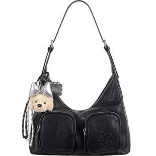 新年礼物TOUTOU小狗植鞣hobo腋下包高级感口袋托特包单肩斜挎包女