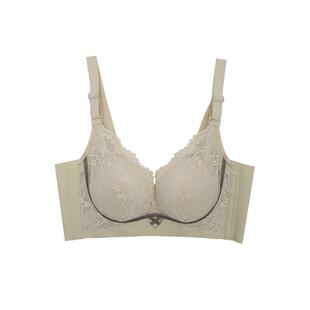 【拍两件149元】百分百感觉内衣B杯中厚无钢圈聚拢调整文胸7012