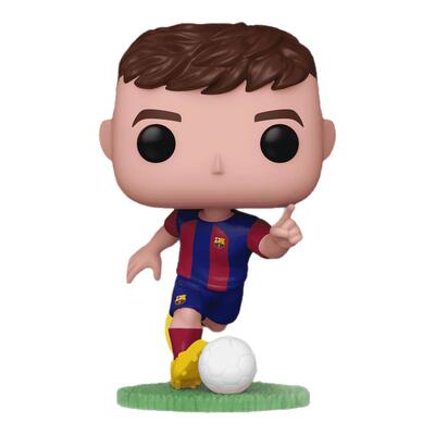 Funko足球西甲巴萨队佩德里手办