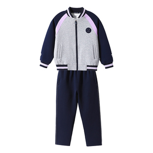 辽宁沈阳小学生校服秋冬季冲锋衣三件套运动会羽绒初高中班服套装