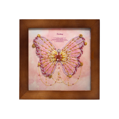 珠绣欧式立体相框画摆台节日礼物