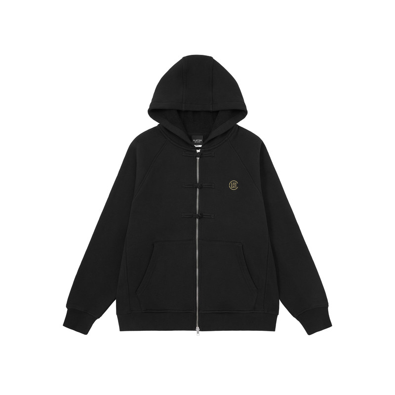 CLOTTEE by CLOT中式盘扣开衫卫衣男女秋季国潮宽松情侣款外套W