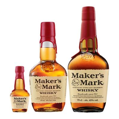 美格波本威士忌特调洋酒750ml50ml金宾375ml小瓶组合