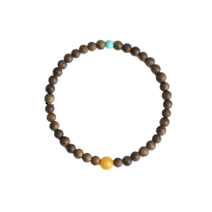 芽庄奇楠沉香檀木质手串转运招财纯天然鸡油黄蜜蜡聚气守财手链女