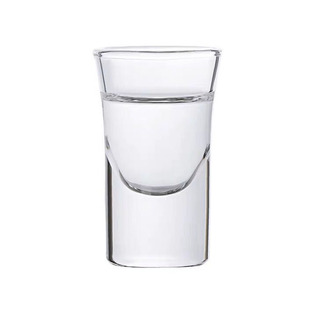 家用白酒杯套装玻璃烈酒杯小酒杯子弹杯一口杯洋酒杯酒具竹木杯架