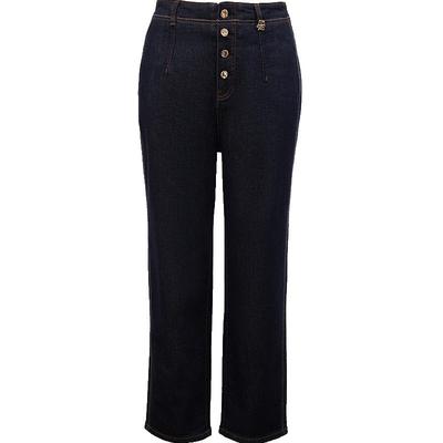 【ONLY奥莱】秋冬复古个性高腰九分裤锥形裤牛仔裤女