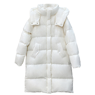 羽绒服女中长款2025年新款爆款时尚韩版设计感冬季加厚宽松外套