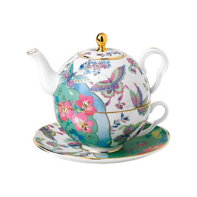 wedgwood花间舞蝶一人悦享茶具