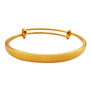 假黄金手镯南非锡金古法传承推拉手镯女实心越南沙金仿真不掉色