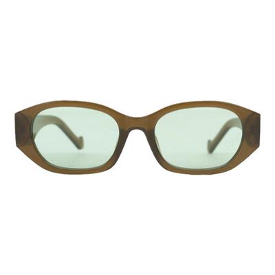 LosingBargain边框椭圆形墨镜