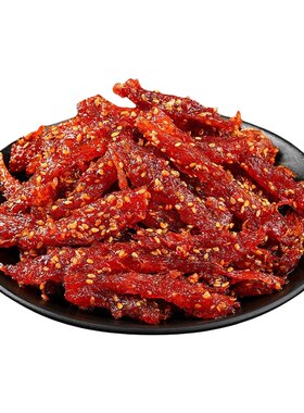延边朝鲜族下酒菜辣拌手撕干明太鱼辣条250g开袋即食追剧零食小吃