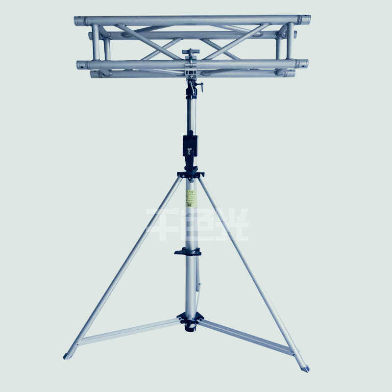 新款3.8米铝合金手摇灯架摇头面光三脚帕灯架追光音响舞台升降架