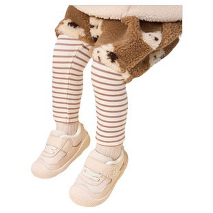 巴拉巴拉儿童学步鞋宝宝加绒鞋子男童防踢运动鞋2025秋冬新款童鞋