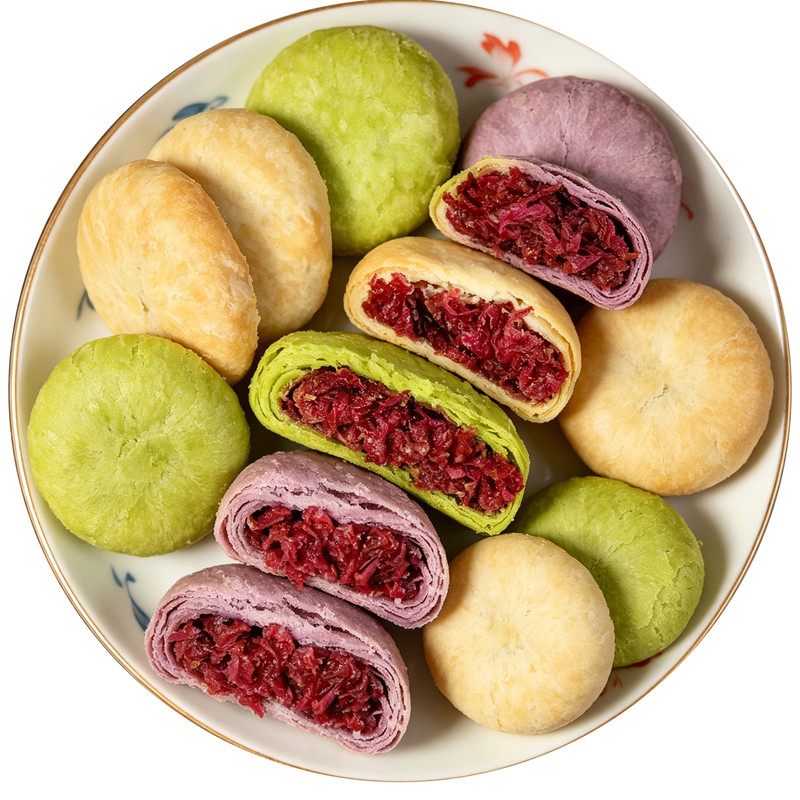 云南特产鲜花饼四口味礼盒
