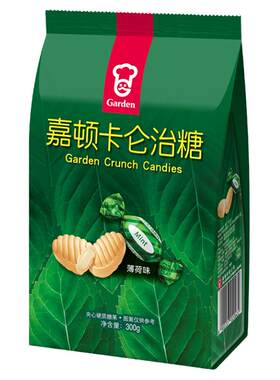 嘉顿300g薄荷水果糖休闲喜糖