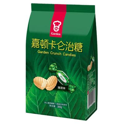 嘉顿300g薄荷水果糖休闲喜糖
