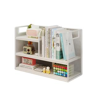 桌面置物架写字台收纳办公桌上收纳盒家用书桌小型储物文件放置架