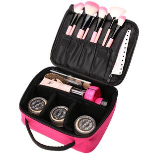 ins风小号旅行化妆箱手提专业化妆包便携简约多功能化妆品收纳包