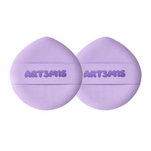 凹凸迷思绒地咚粉扑腮红高光定妆专用粉饼搭子高密植绒亲肤粉扑