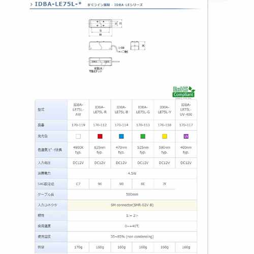 KKIMAC IDBA-LE75L-UV-400 机器视觉议价