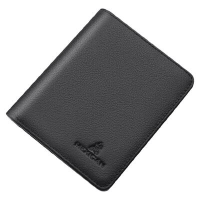 Mexican/稻草人轻巧真皮钱夹卡包