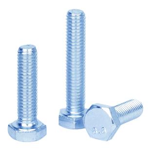 8.8级高强度镀锌全牙螺纹外六角方头螺栓螺丝钉M4M5M6M8M10M12M36