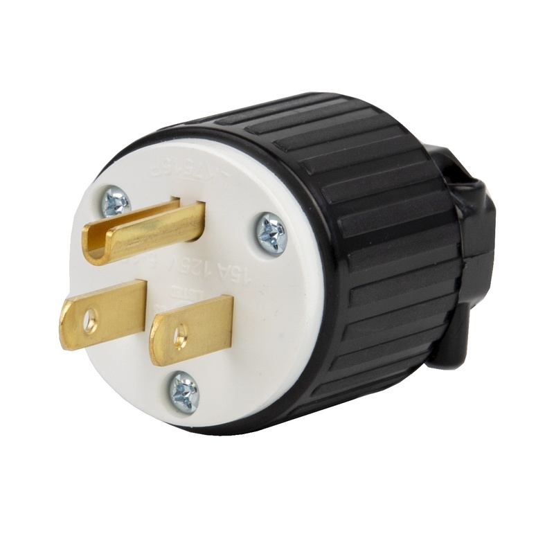 LK7515P NEMA5-15P美标电源插发动机 干燥机插头15A 125V