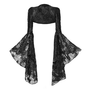 血液供给原创◆哀悼之日 哥特欧式设计华丽钉珠姬袖坎肩外搭上衣